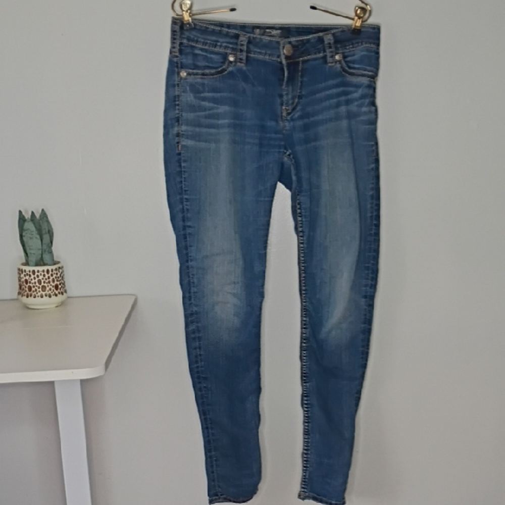 Silver SUKI Jeans Women's Medium Blue Skinny Jeans w29/l31